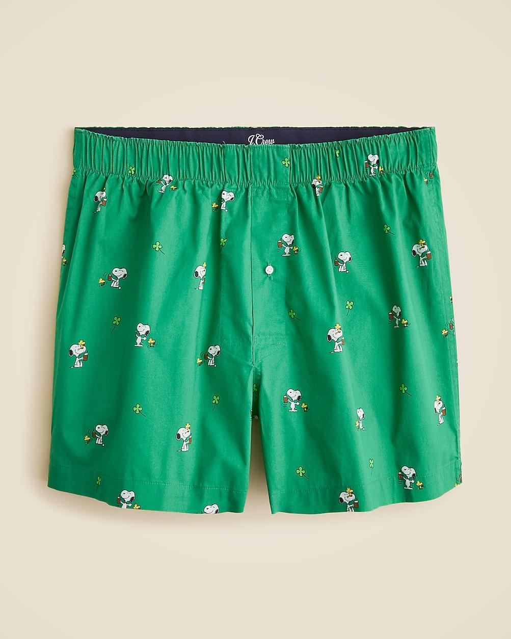 Printed boxers in cotton by J.CREW
