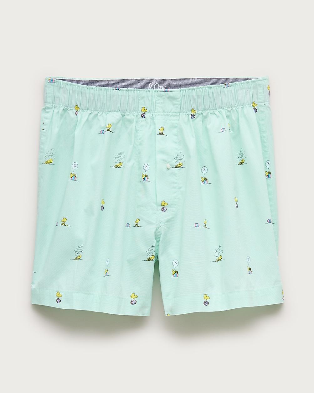 Printed boxers in cotton by J.CREW