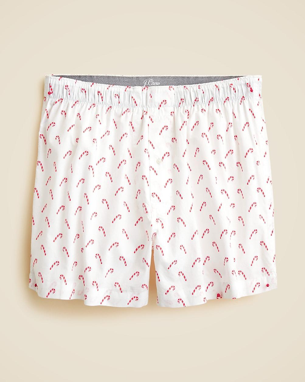 Printed boxers in cotton by J.CREW