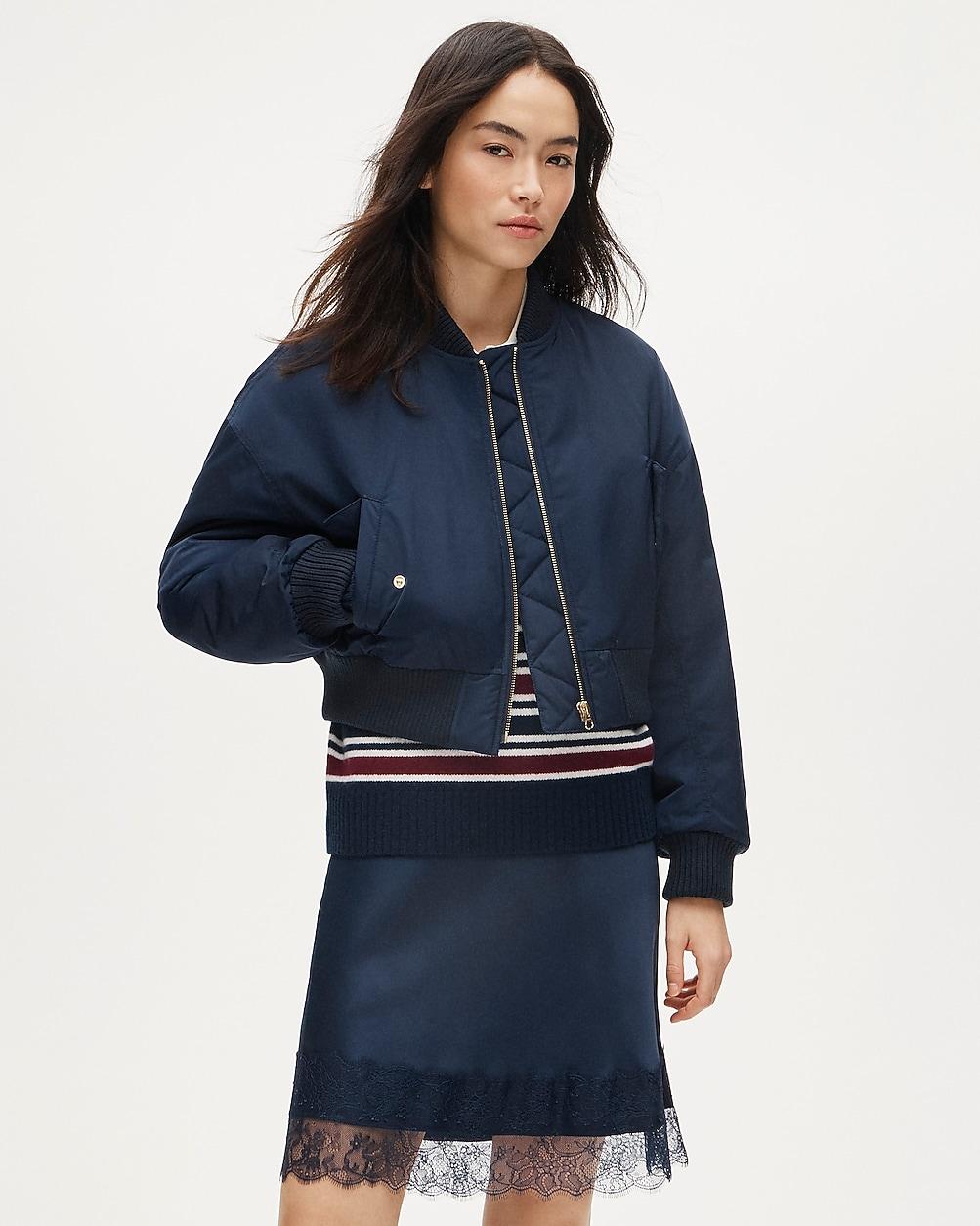 Puffer bomber jacket with PrimaLoft® by J.CREW