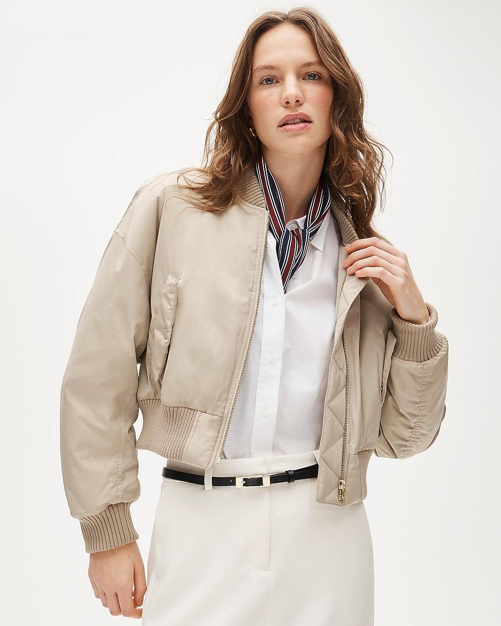 Puffer bomber jacket with PrimaLoft® by J.CREW