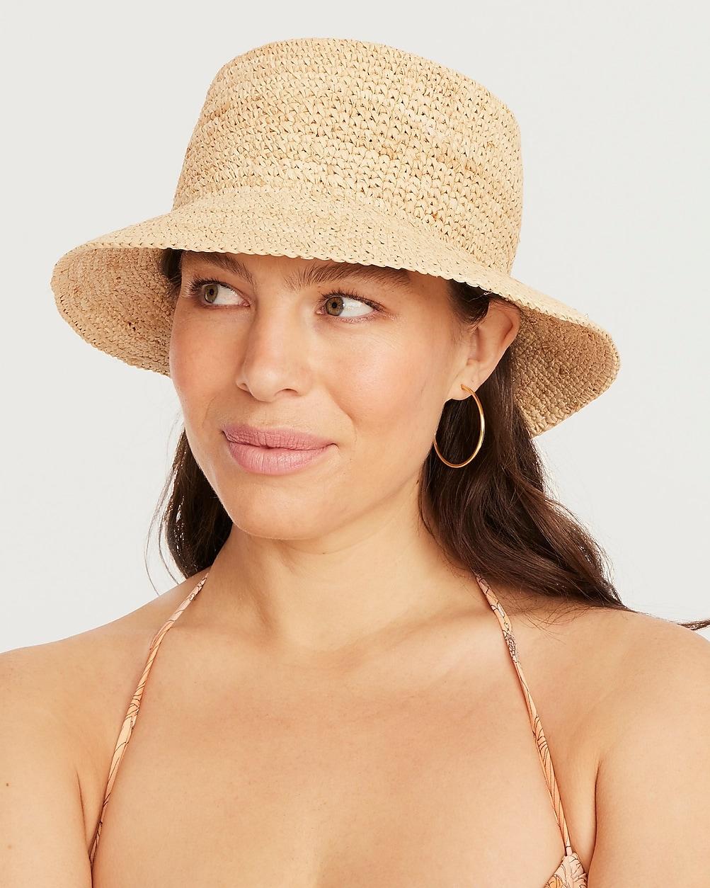 Raffia bucket hat by J.CREW
