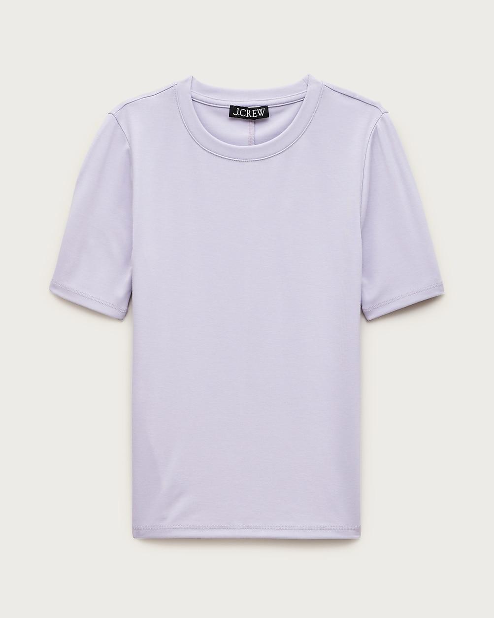 Refined rib elbow-sleeve T-shirt by J.CREW