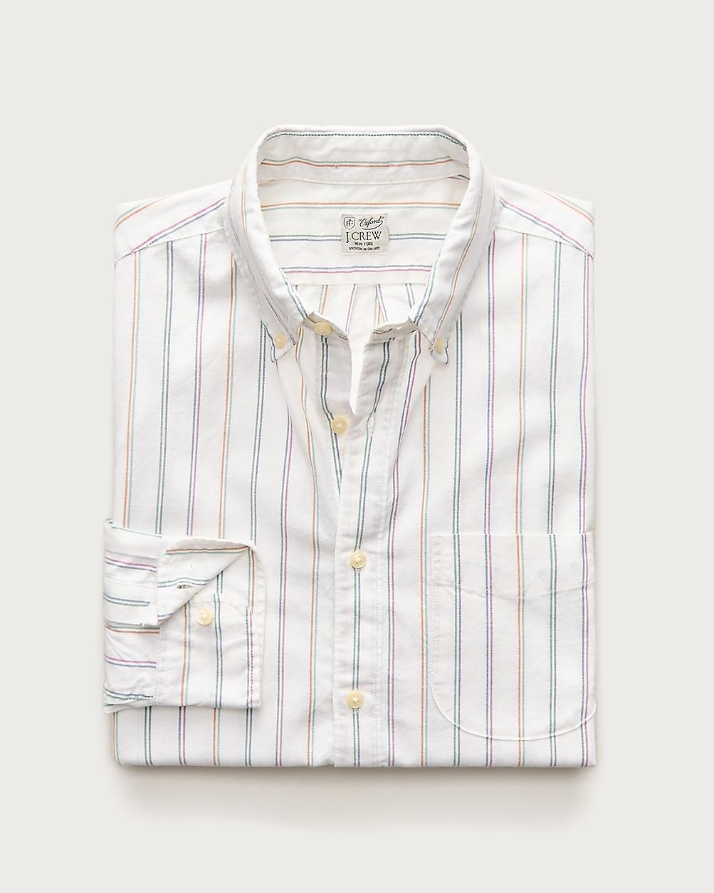 Relaxed Broken-in organic cotton oxford shirt by J.CREW