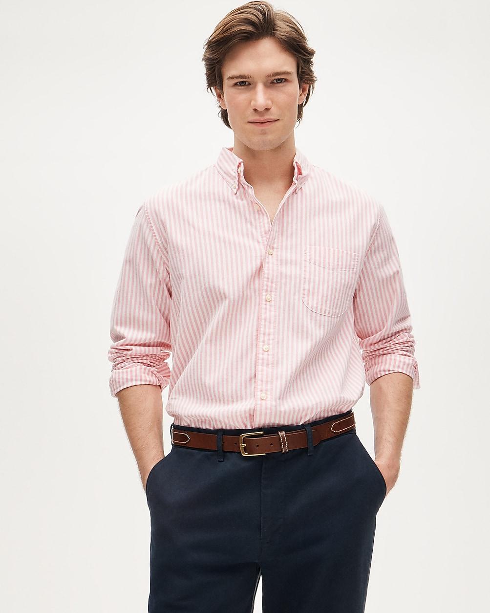 Relaxed Broken-in organic cotton oxford shirt by J.CREW