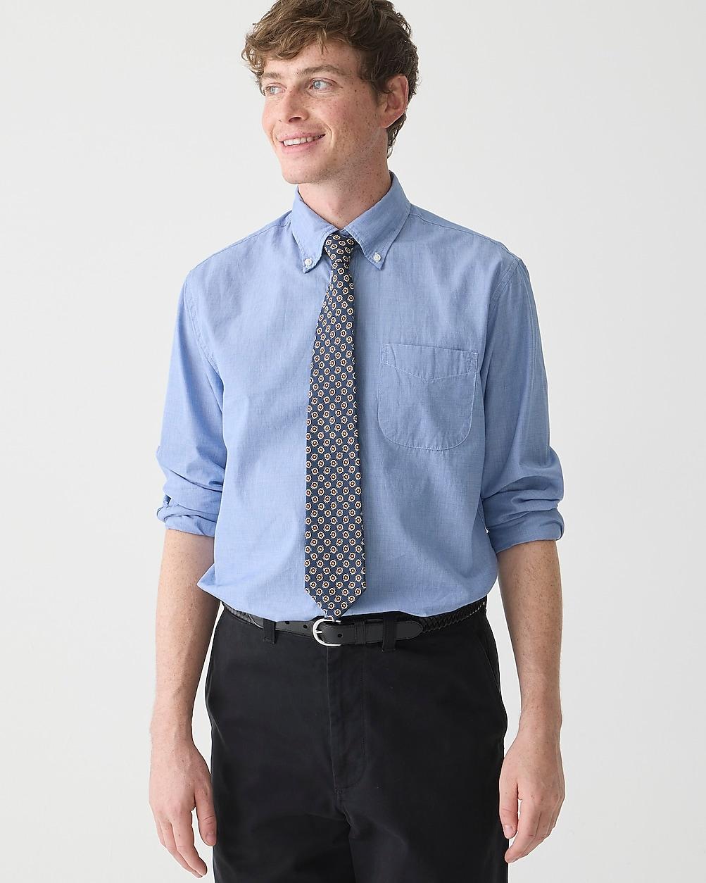 Relaxed Secret Wash cotton poplin shirt by J.CREW