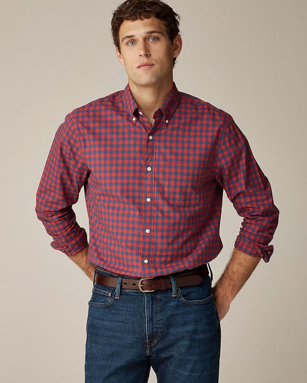 Relaxed Secret Wash cotton poplin shirt by J.CREW