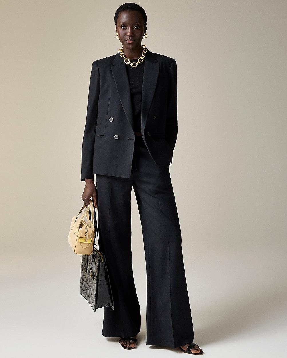 Relaxed double-breasted blazer in city twill by J.CREW