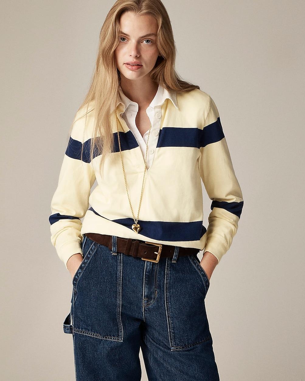 Relaxed rugby T-shirt in heavy jersey by J.CREW