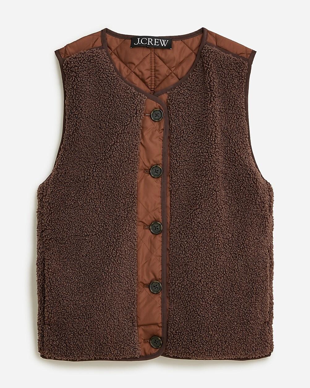 Reversible puffer vest with PrimaLoft by J.CREW jellibeans