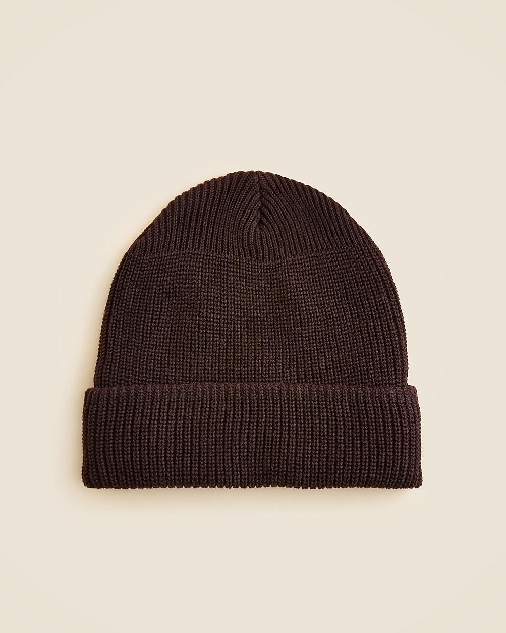 Ribbed beanie in cotton by J.CREW