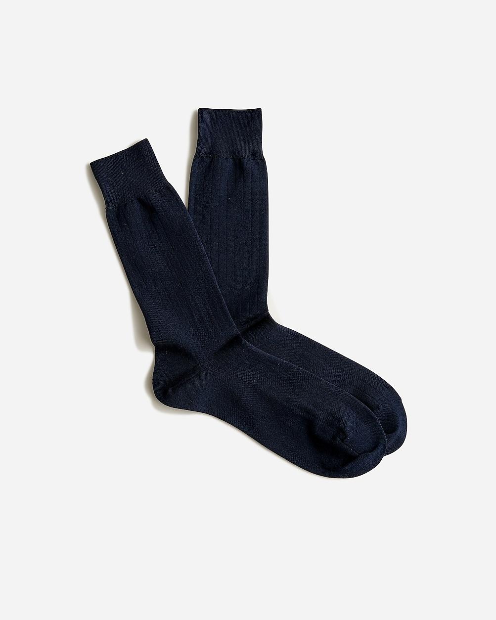Ribbed dress socks by J.CREW