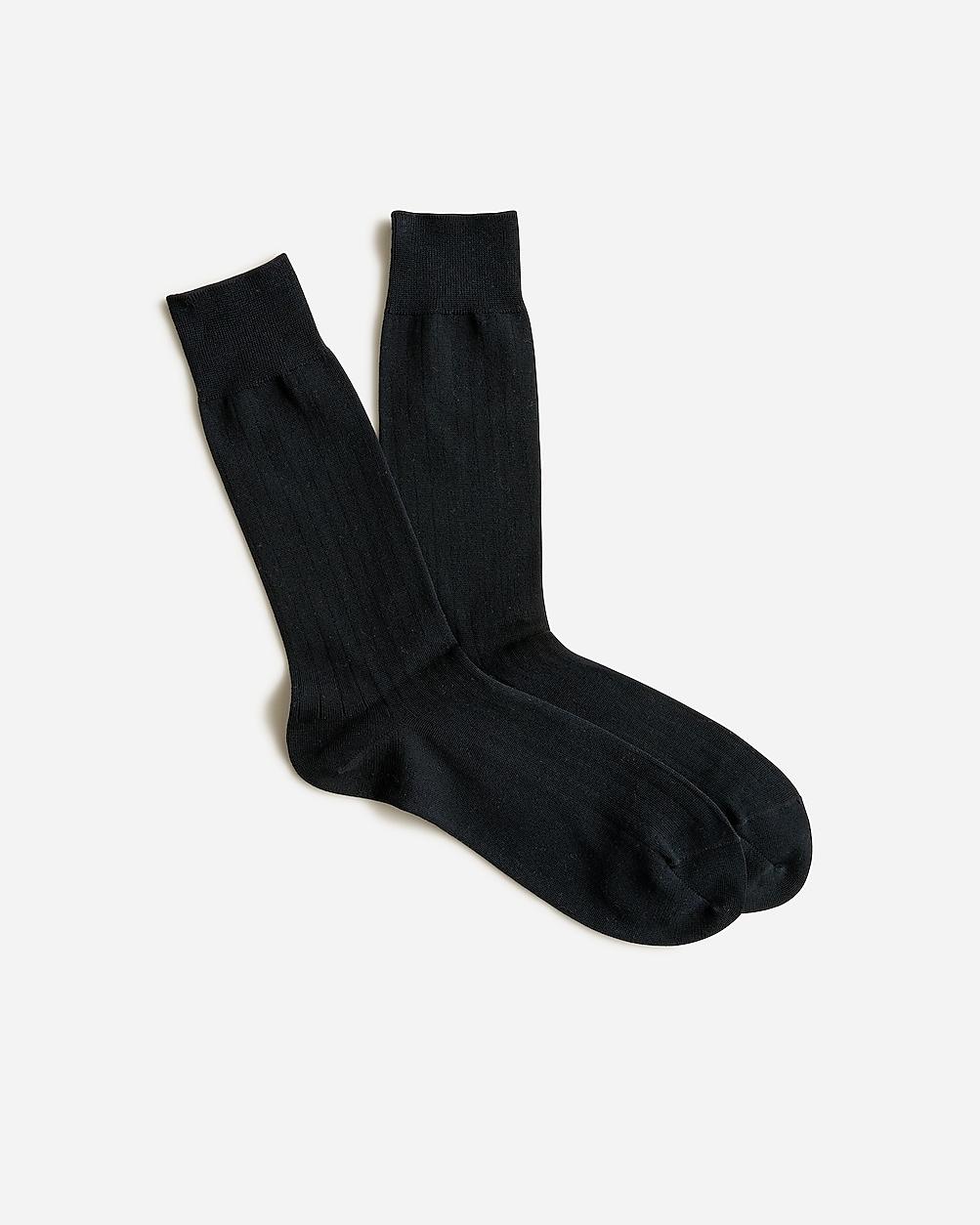 Ribbed dress socks by J.CREW