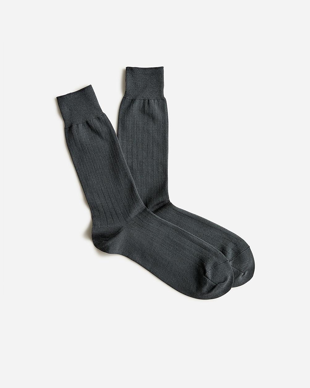 Ribbed dress socks by J.CREW