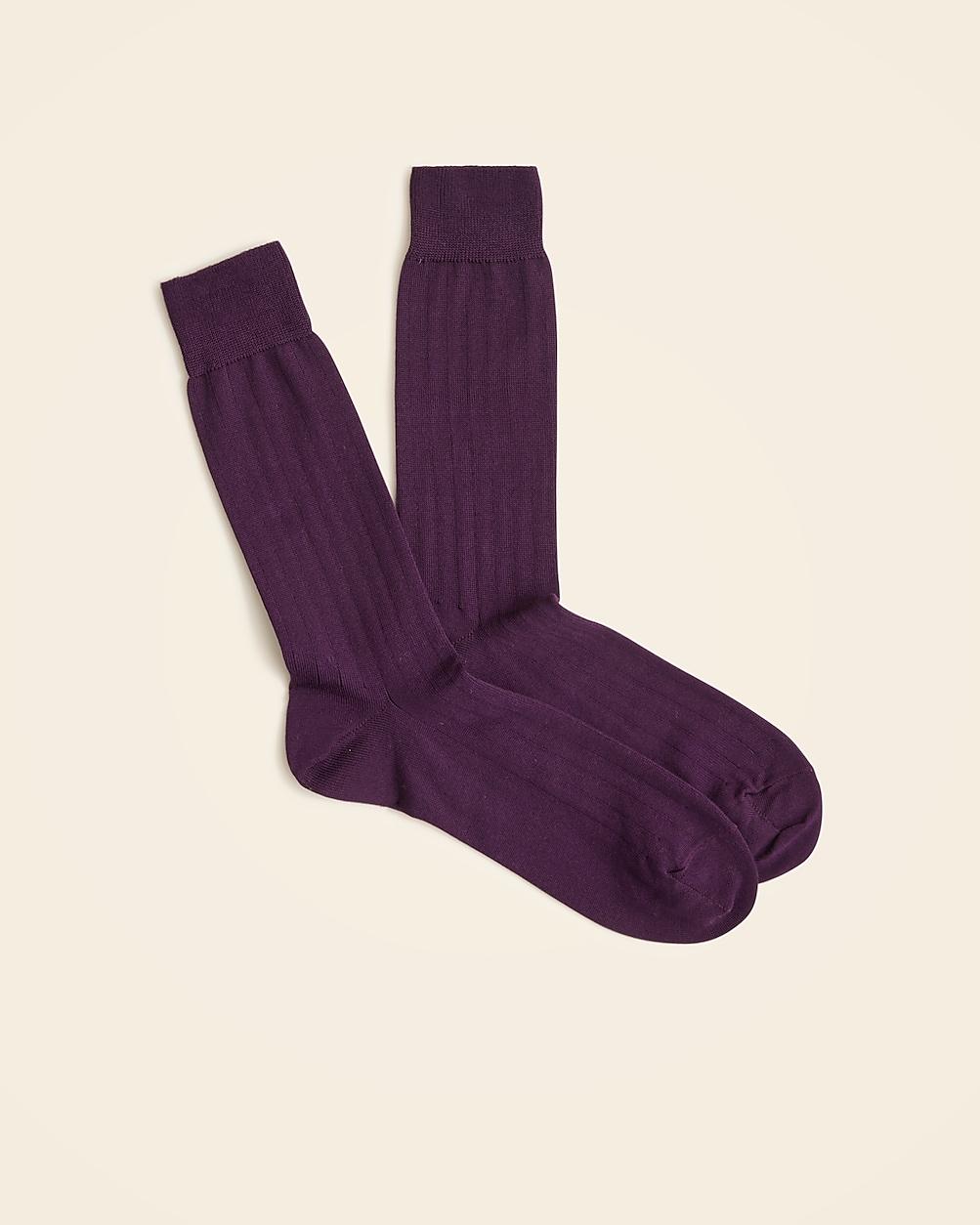 Ribbed dress socks by J.CREW