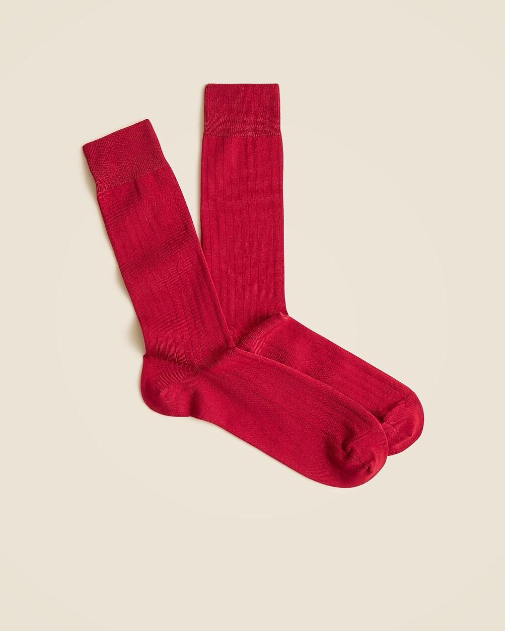 Ribbed dress socks by J.CREW