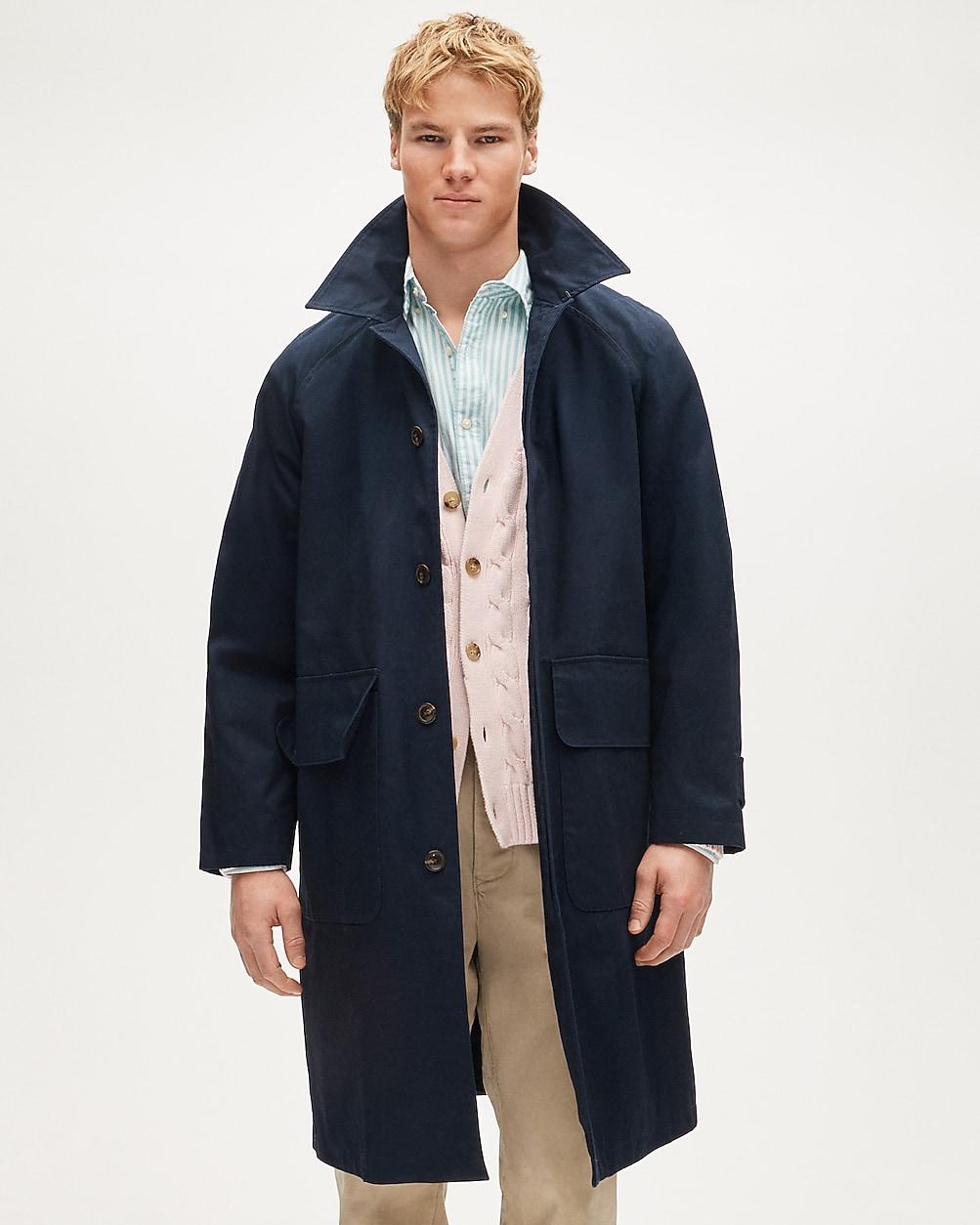 Rivington car coat in water-resistant cotton twill by J.CREW