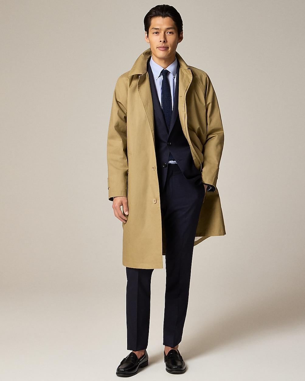 Rivington trench coat in water-resistant cotton by J.CREW