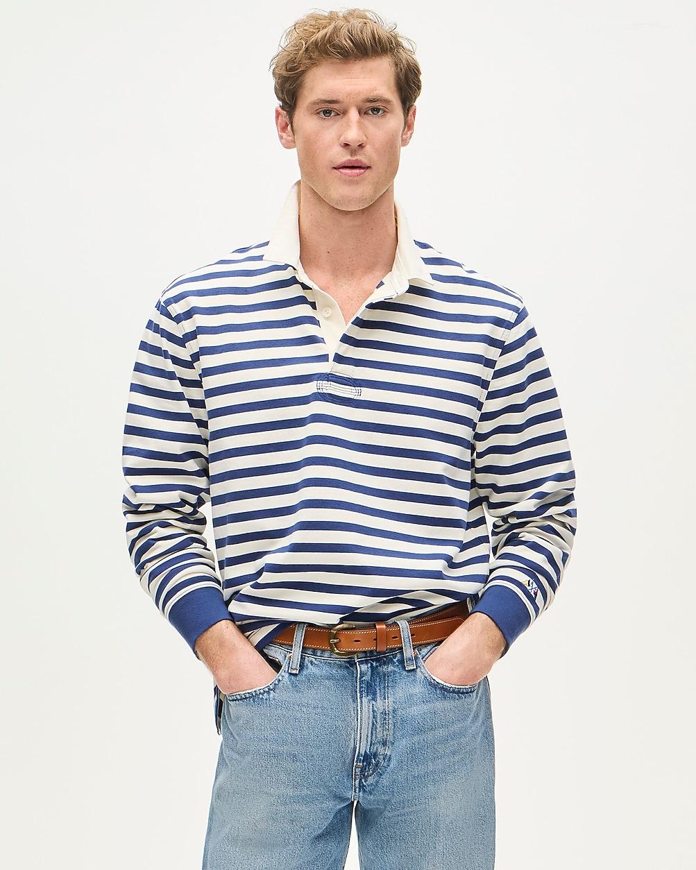 Rugby shirt in stripe by J.CREW