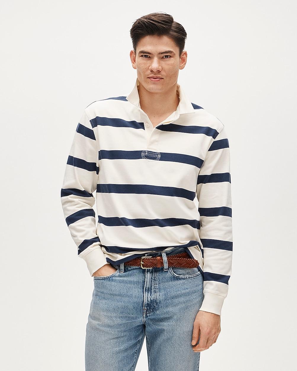 Rugby shirt in stripe by J.CREW