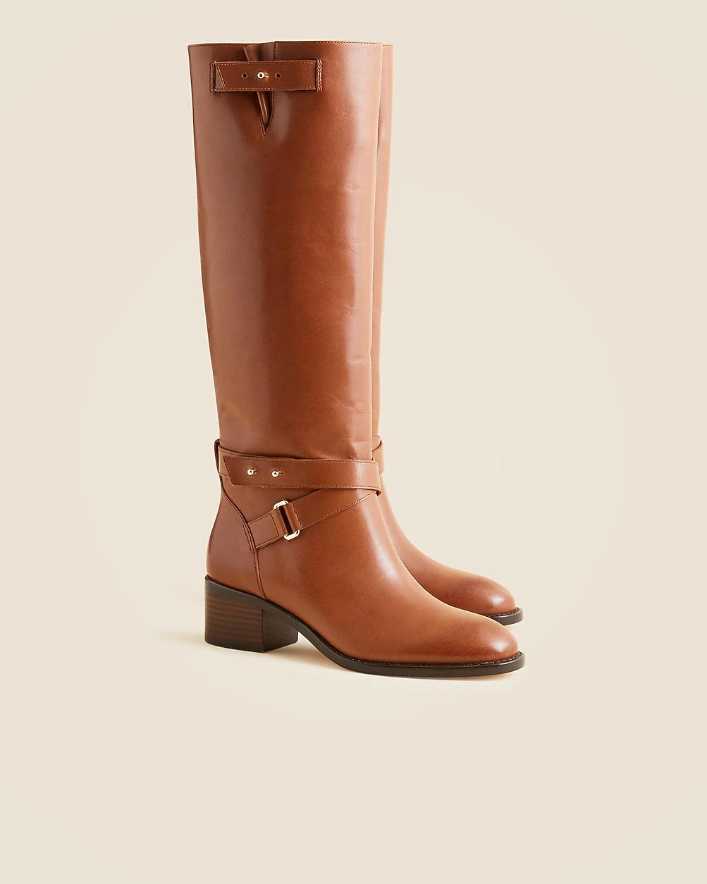Ryder knee-high boots in leather by J.CREW