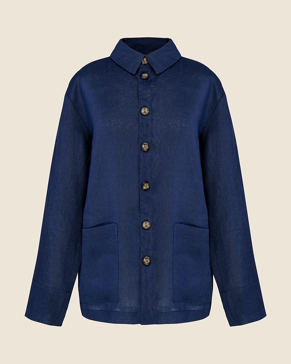 SLEEPER unisex linen shirt by J.CREW