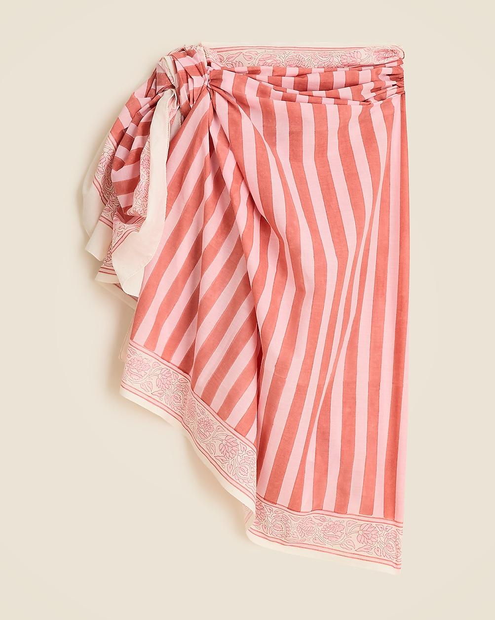 SZ Blockprints™ X J.Crew sarong by J.CREW