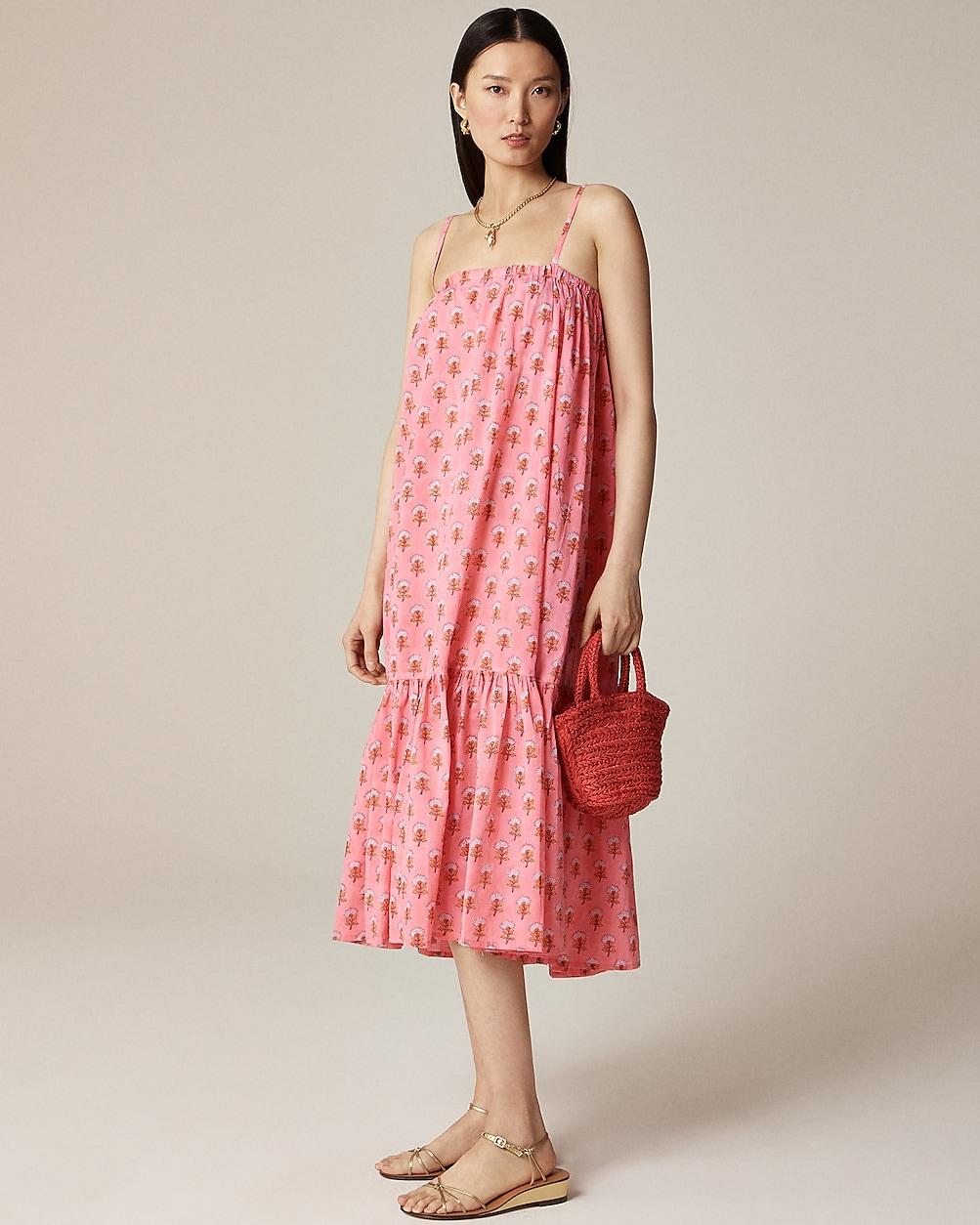 SZ Blockprints™ X J.Crew tiered dress by J.CREW