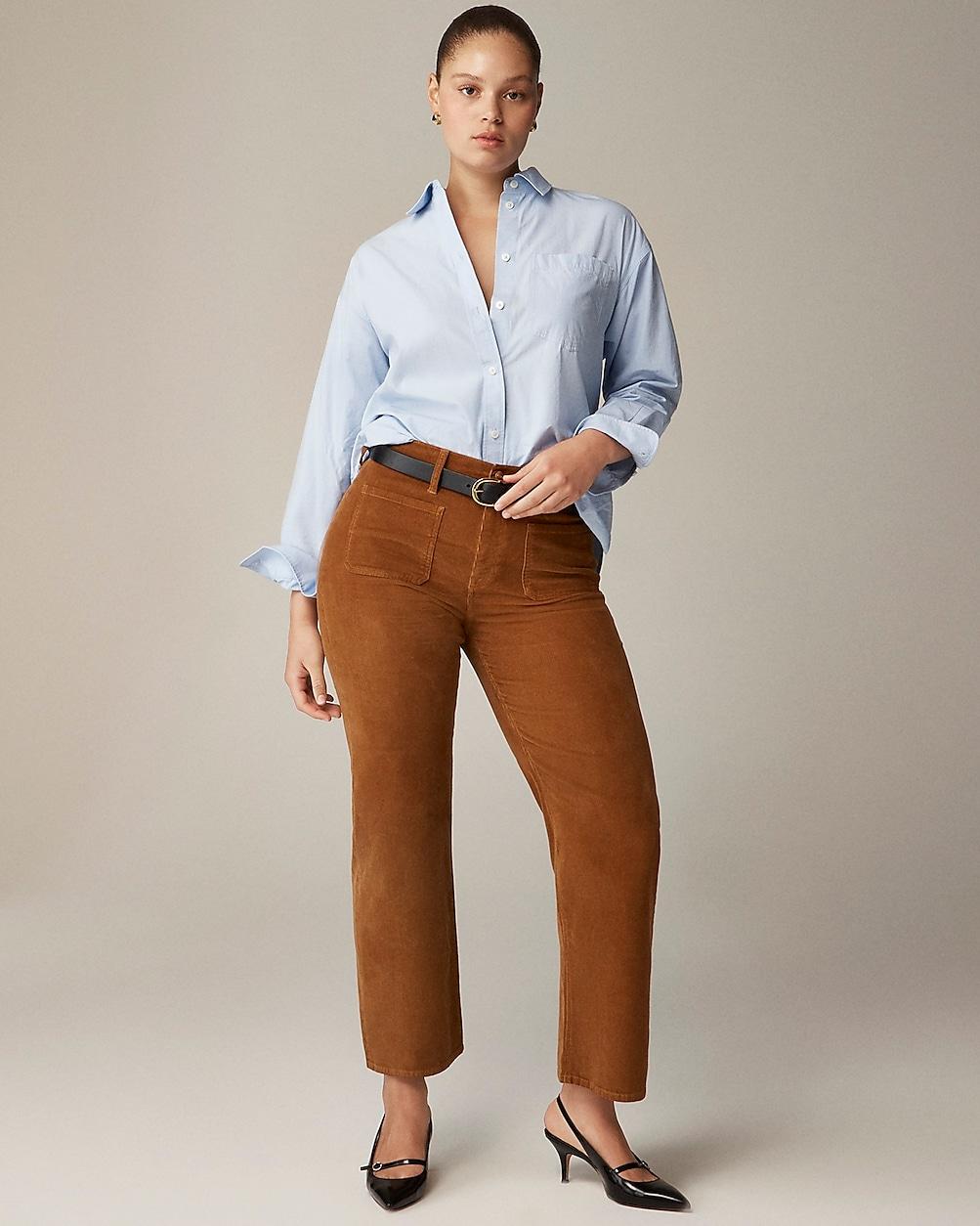 Sailor slim-wide pant in stretch corduroy by J.CREW