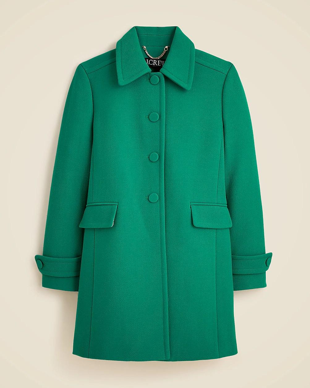 Salon coat in Italian double-cloth by J.CREW