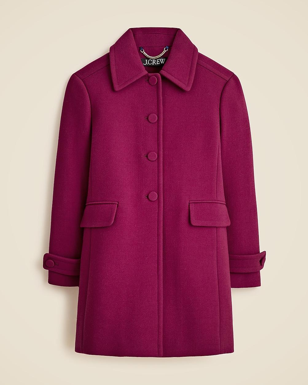Salon coat in Italian double-cloth by J.CREW