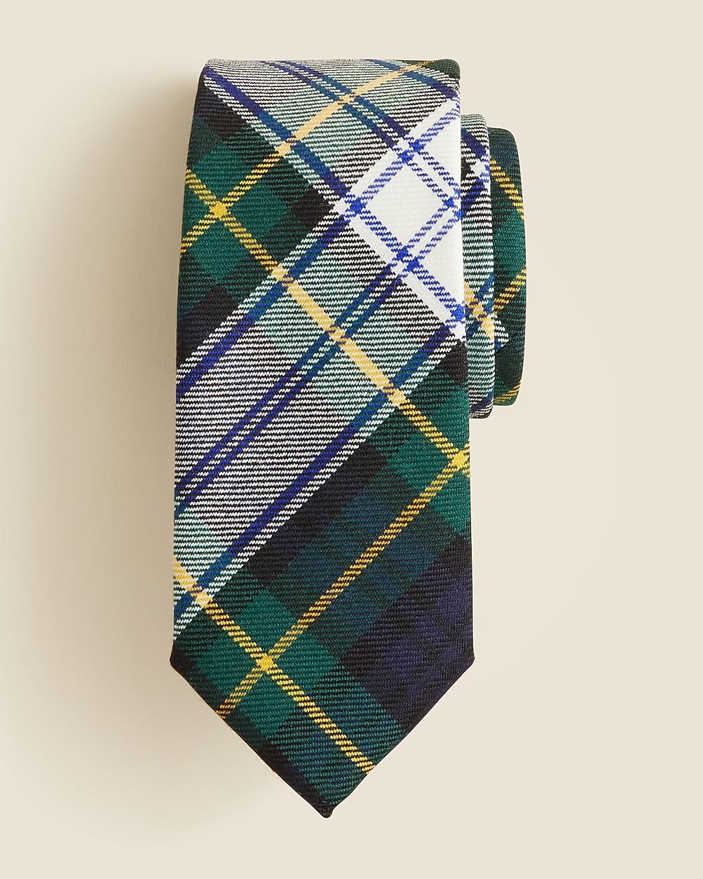 Scottish wool tartan tie by J.CREW