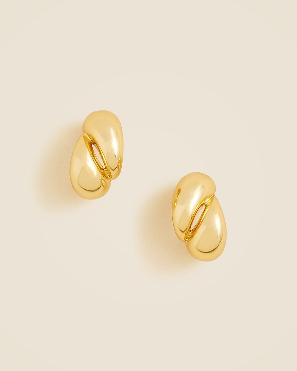 Sculptural hoop earrings by J.CREW
