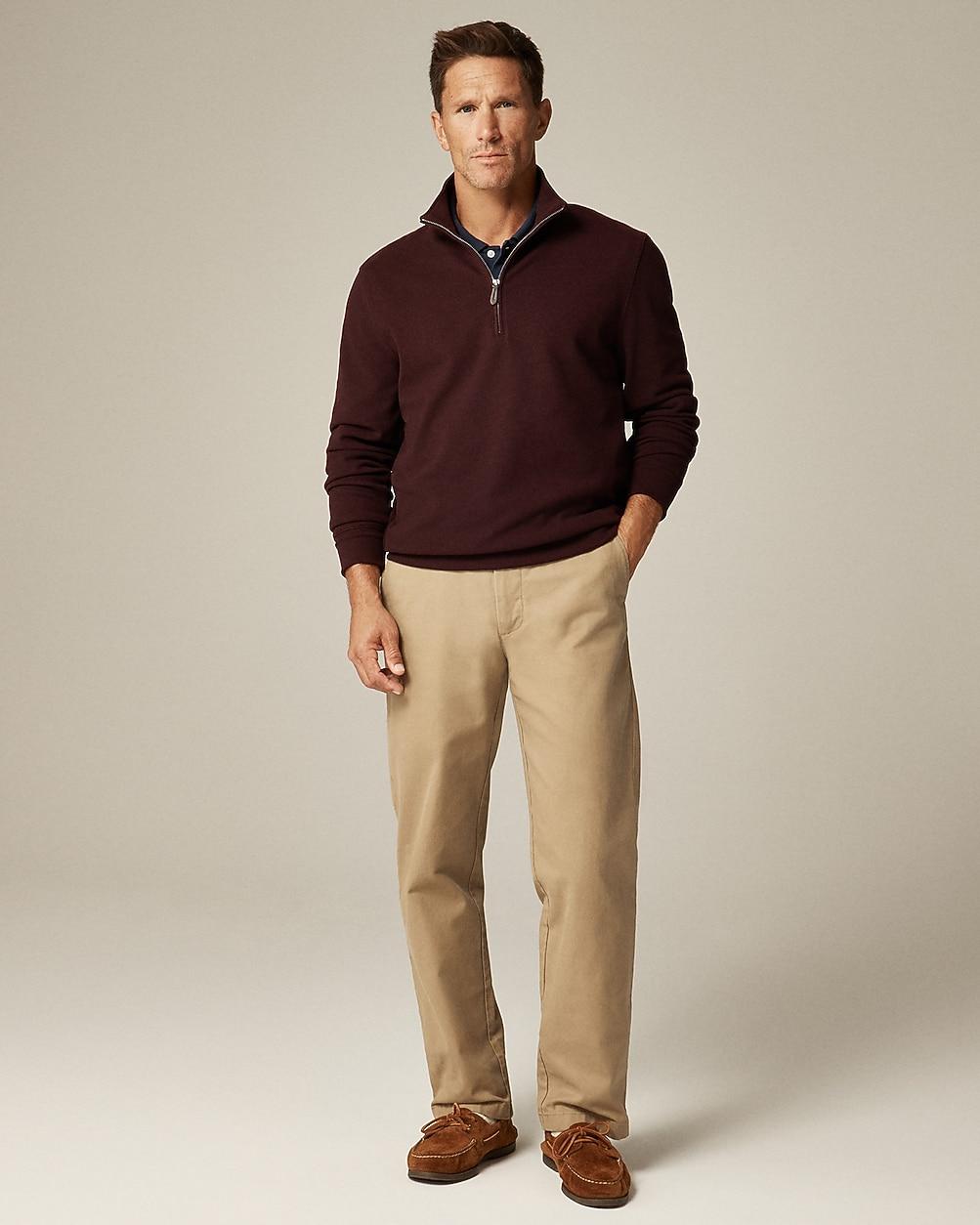 Seaboard soft-knit quarter-zip pullover by J.CREW
