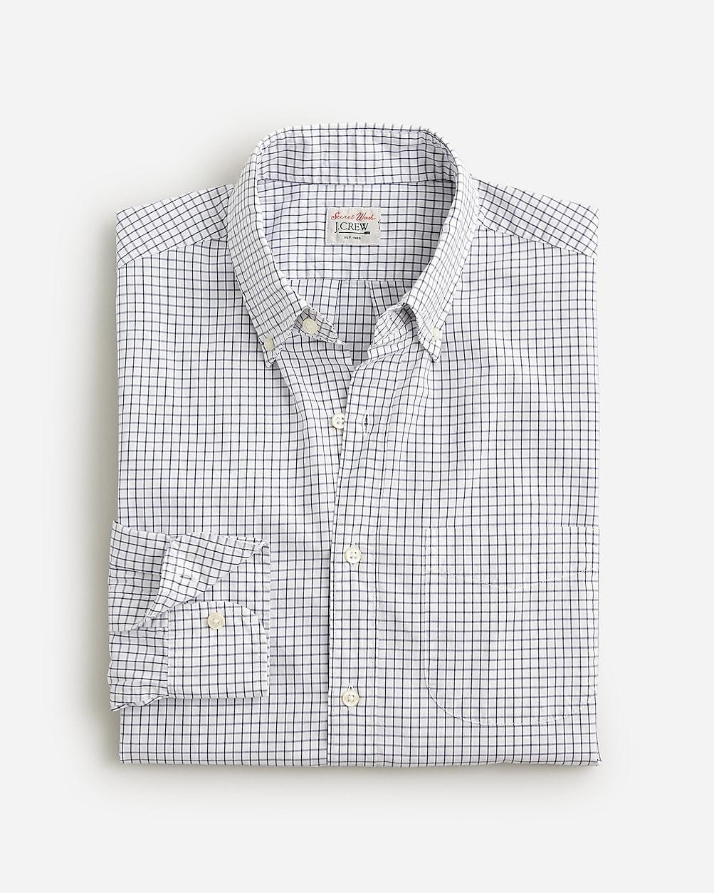 Secret Wash cotton poplin shirt by J.CREW