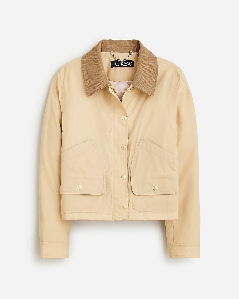 Short Barn Jacket™ in English ripstop cotton by J.CREW