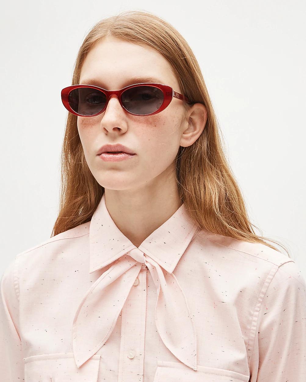 Sirena oval sunglasses by J.CREW