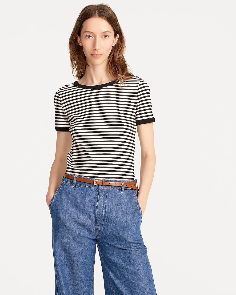 Skinny Italian leather belt by J.CREW