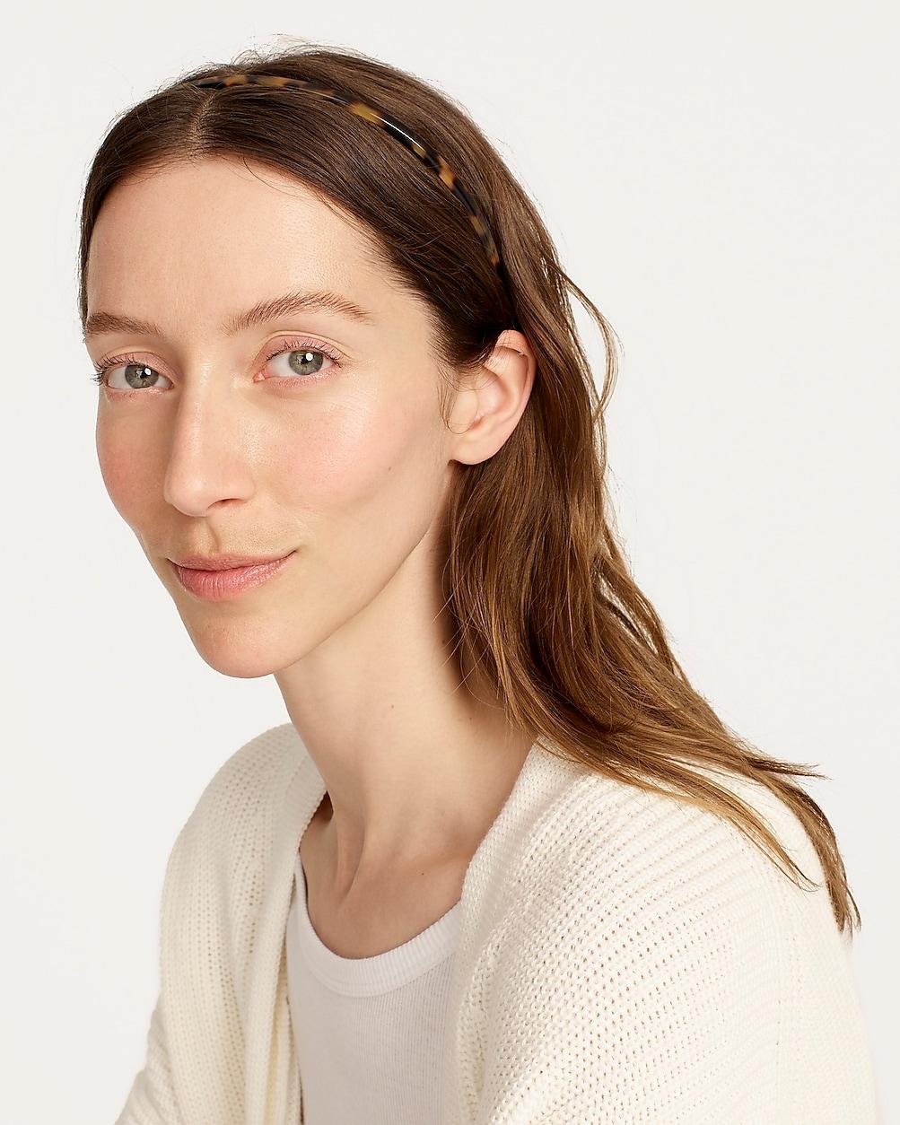Skinny tortoise headband by J.CREW