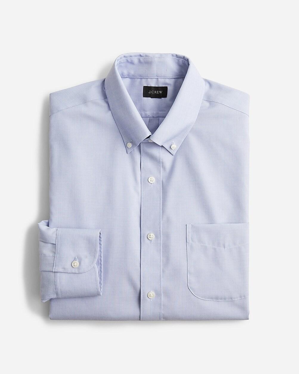 Slim Bowery wrinkle-free shirts with button-down collar by J.CREW