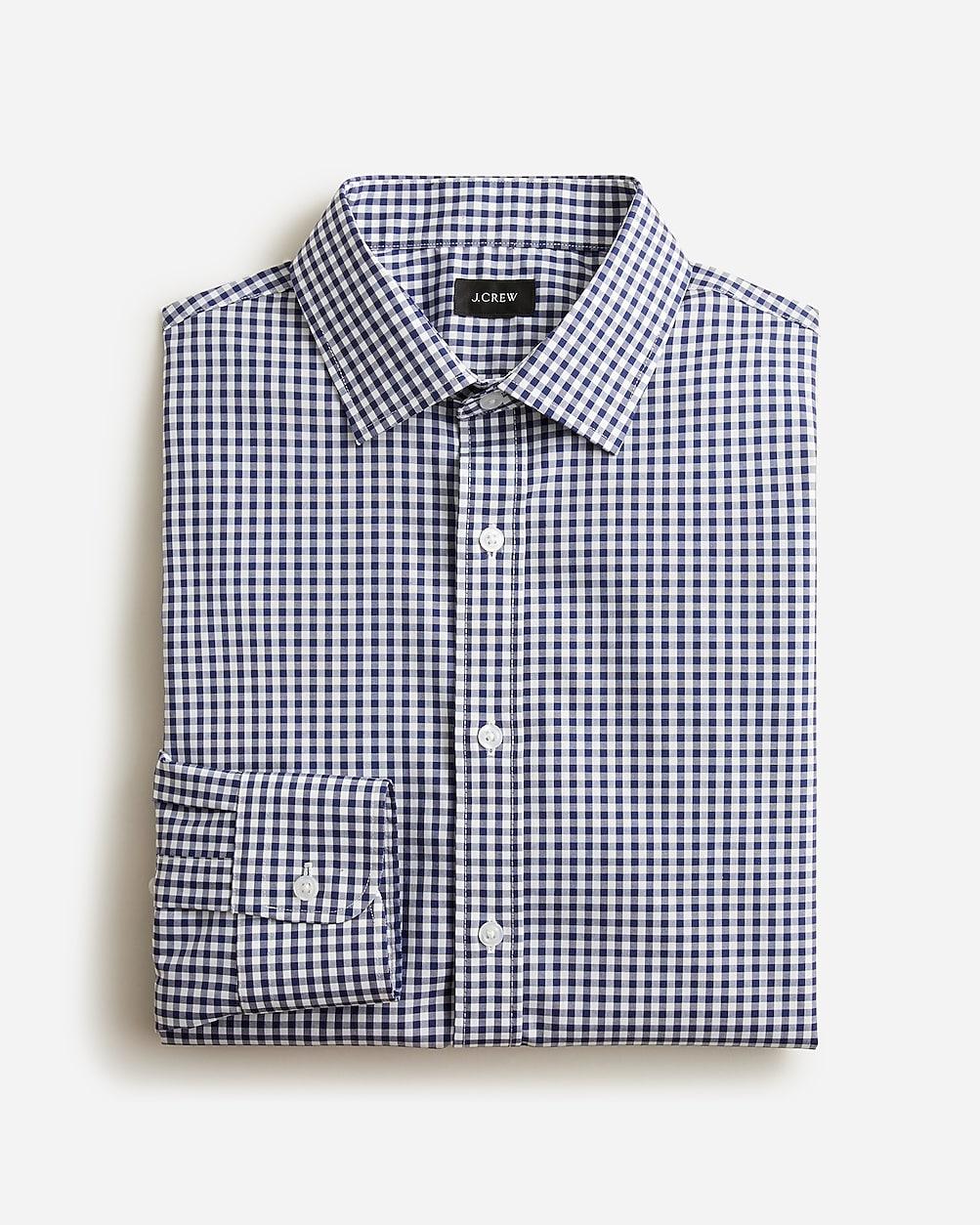 Slim Bowery wrinkle-free shirts with spread collar by J.CREW