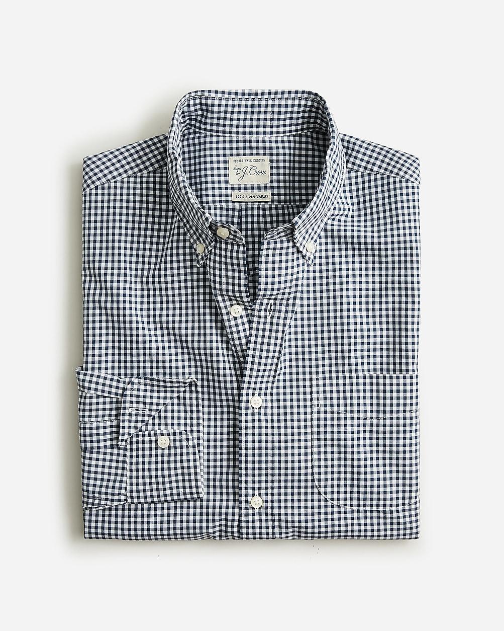 Slim Secret Wash cotton poplin shirt by J.CREW