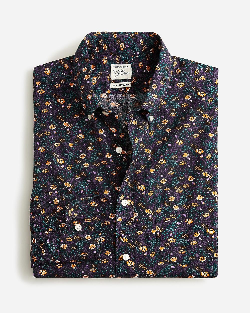 Slim Secret Wash cotton poplin shirt by J.CREW