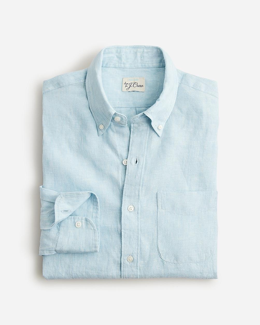 Slim Untucked Baird McNutt Irish linen shirt by J.CREW