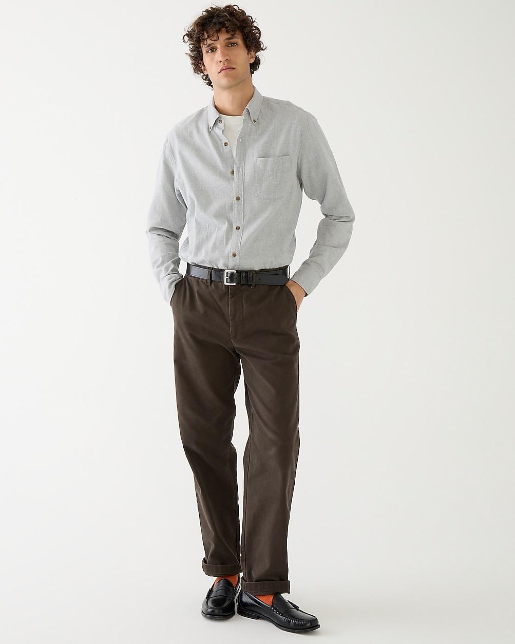 Slim brushed twill shirt by J.CREW
