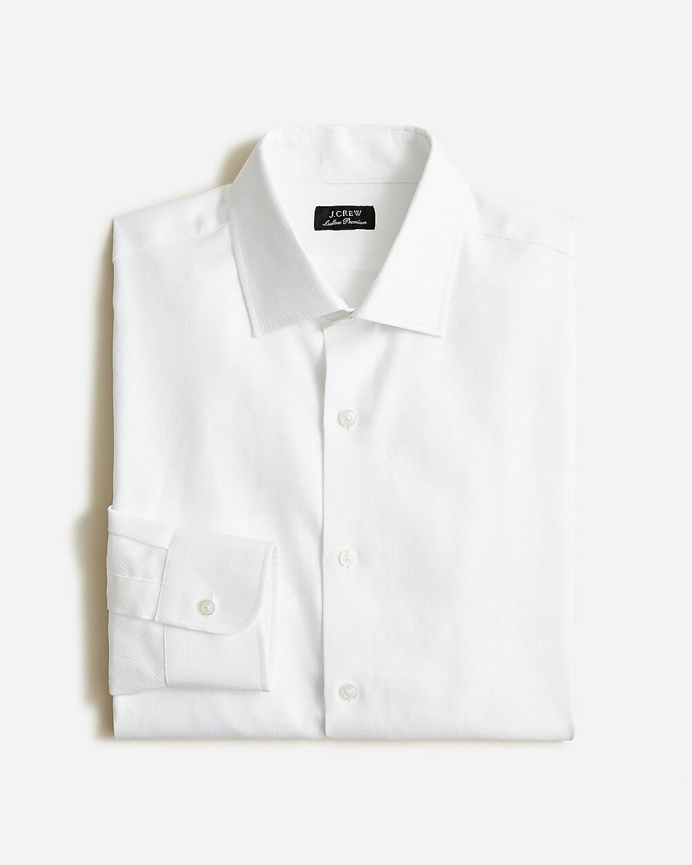 Slim-fit Ludlow Premium fine cotton shirts in dobby by J.CREW