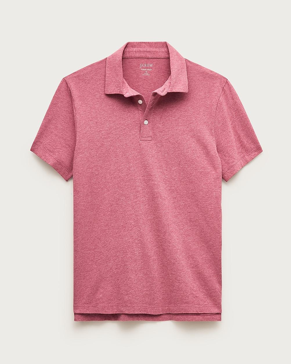 Slim sueded cotton polo shirt by J.CREW