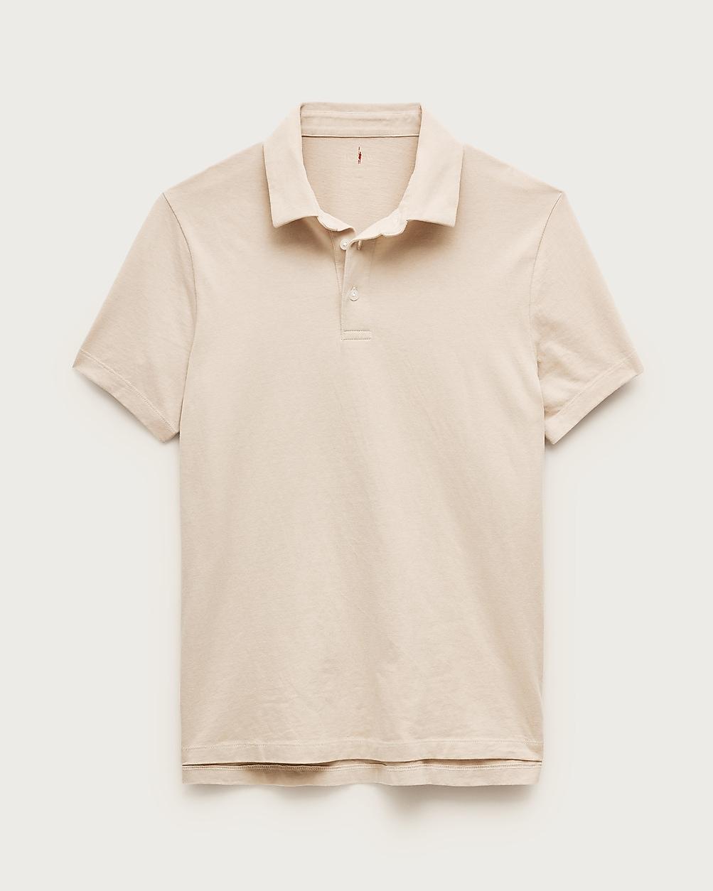 Slim sueded cotton polo shirt by J.CREW