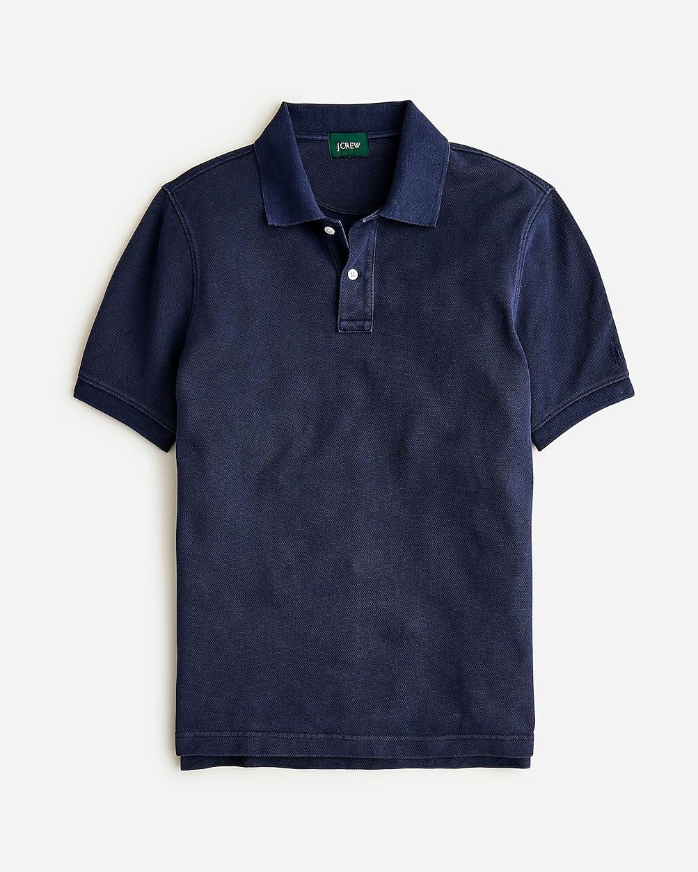 Slim washed piqué polo shirt by J.CREW