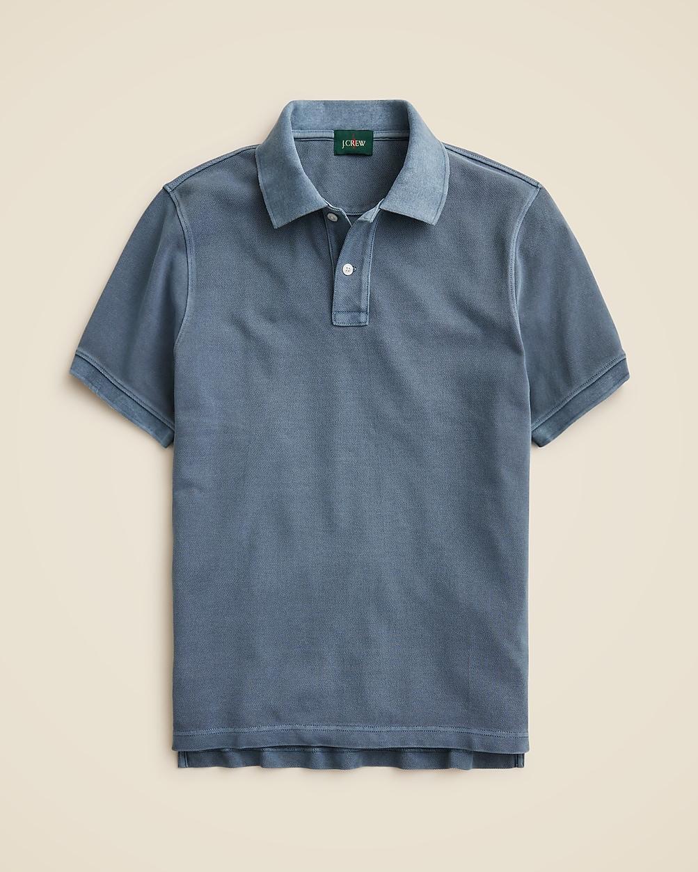 Slim washed piqué polo shirt by J.CREW